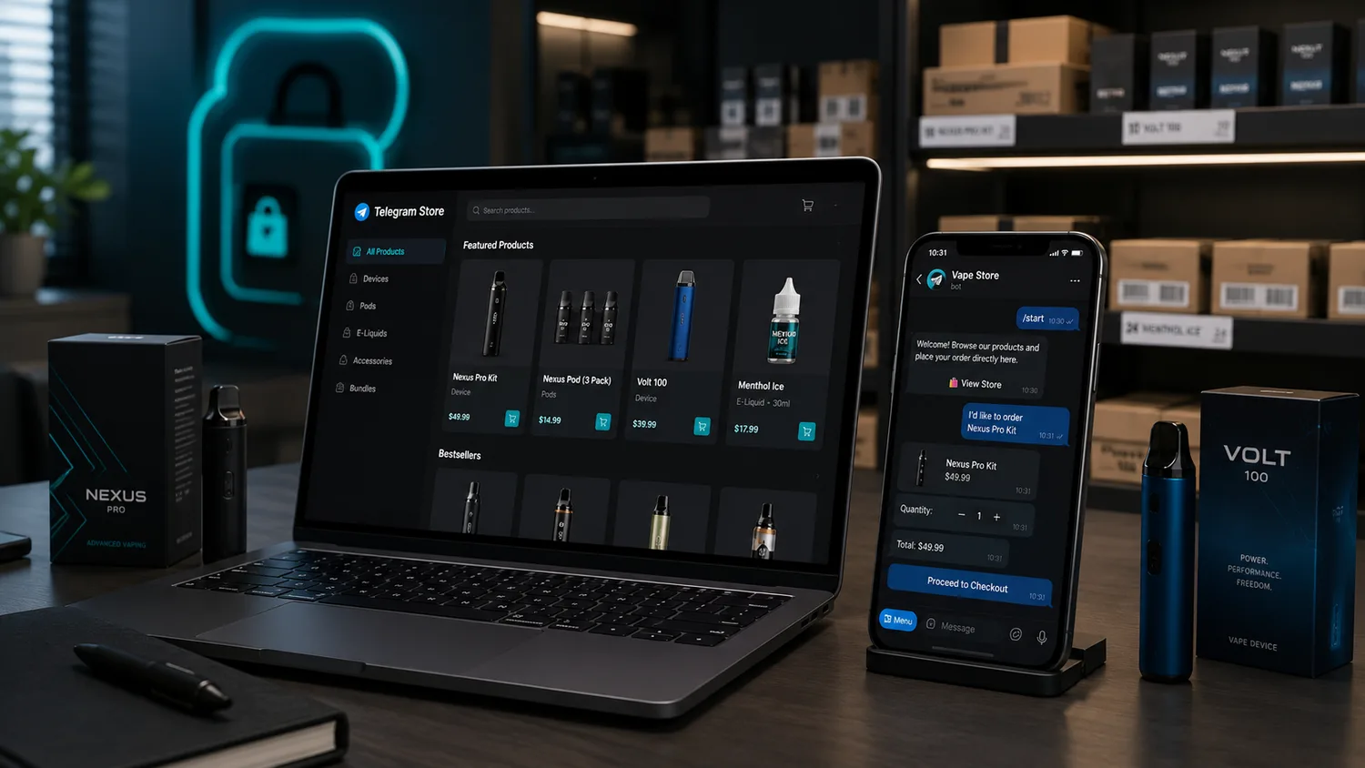 Telegram Store for Vape Brands: Direct Orders, Stock Control and Repeat Buyer Flows That Convert