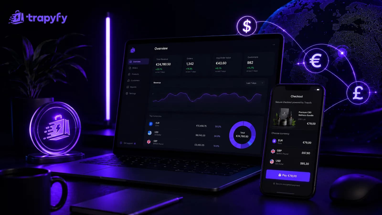 Telegram Multi-Currency Store: Sell in EUR, GBP & USD