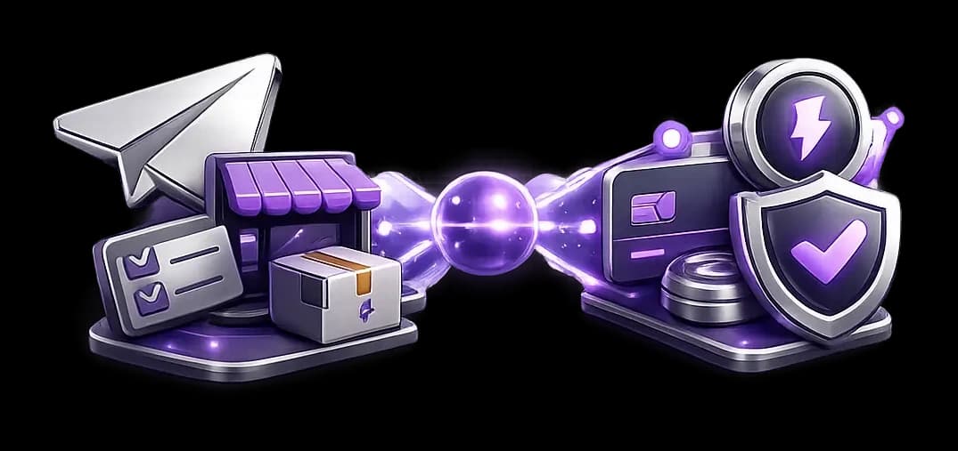 Trapyfy commerce operations connected with optional payment infrastructure through Niftipay